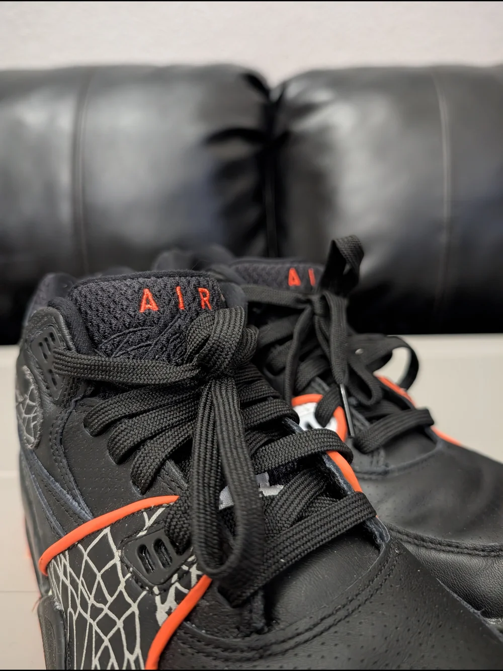 Nike Air Flight ’89 “All-Star” 2020, style CT8478-001, Black/Orange Blaze/Green